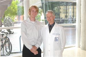 2014 Whitsett Fellow Michael Petrany, and Dr. Jeffrey Whitsett Image of 2014 Whitsett Fellow Michael Petrany, and Dr. Jeffrey Whitsett